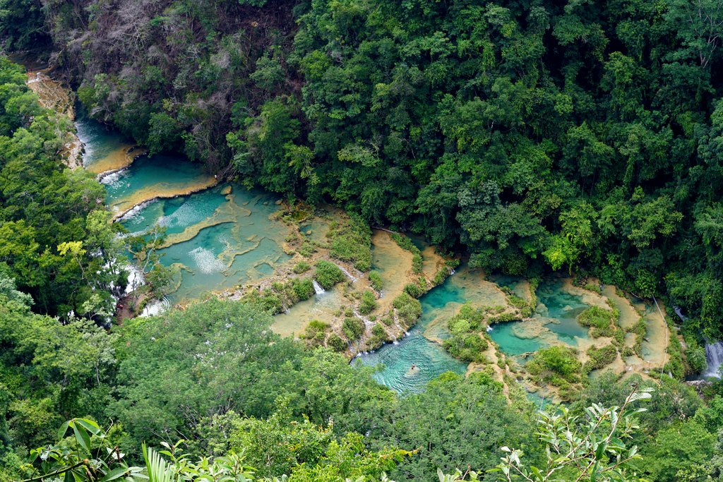 The turquoise pools of Semuc Champey