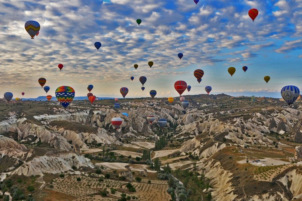 Montgolfières en Cappadoce