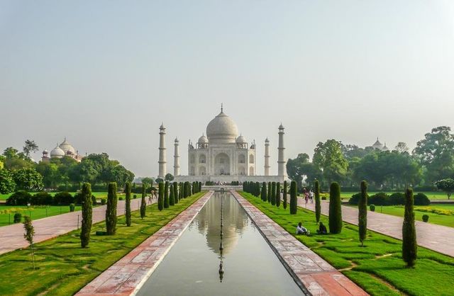 The Taj Mahal and its gardens